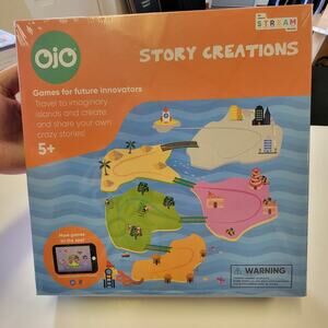 OjO Story Creations Educational Board Game Kid Learn Story Telling Vocabulary